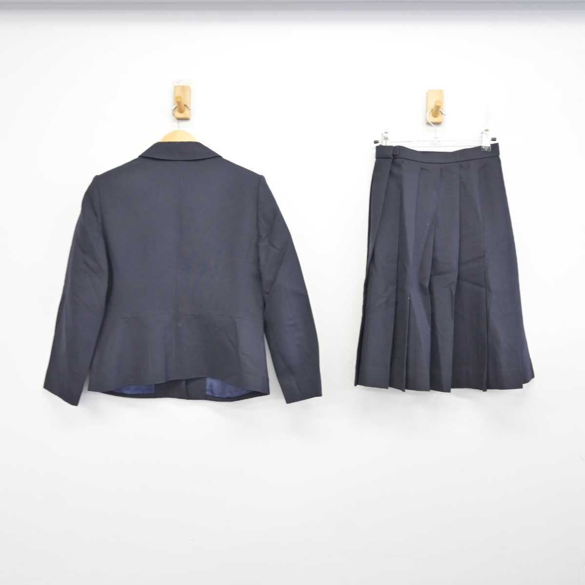 【中古】岩手県 一関第二高等学校 女子制服 2点 (ブレザー・スカート) sf075055