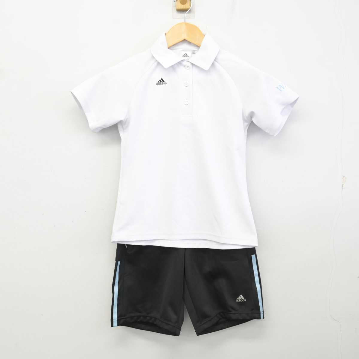 【中古】千葉圏 和洋国府台女子中学校 女子制服 2点 (体操服 上・体操服 下) sf075061