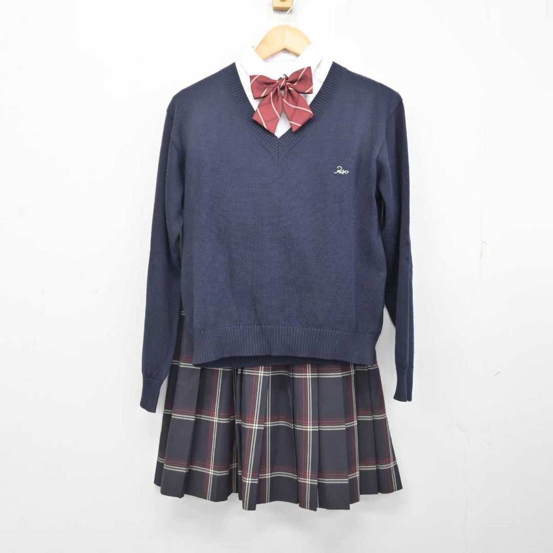 【中古】東京都 小平南高等学校 女子制服 6点 (ブレザー・ニット・シャツ・スカート) sf075073 | 中古制服通販パレイド