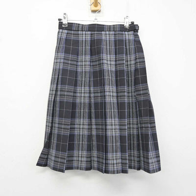 【中古】東京都 小平南高等学校 女子制服 3点 (ニットベスト・スカート) sf075074