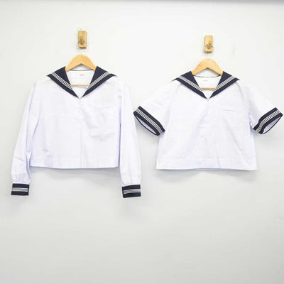 【中古】東京都 豊島岡女子学園 中学校・高等学校 女子制服 2点 (セーラー服・セーラー服) sf075111