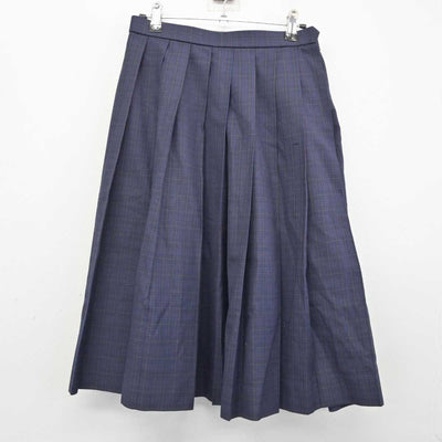 【中古】山口県 下松中学校 女子制服 3点 (シャツ・スカート) sf075116