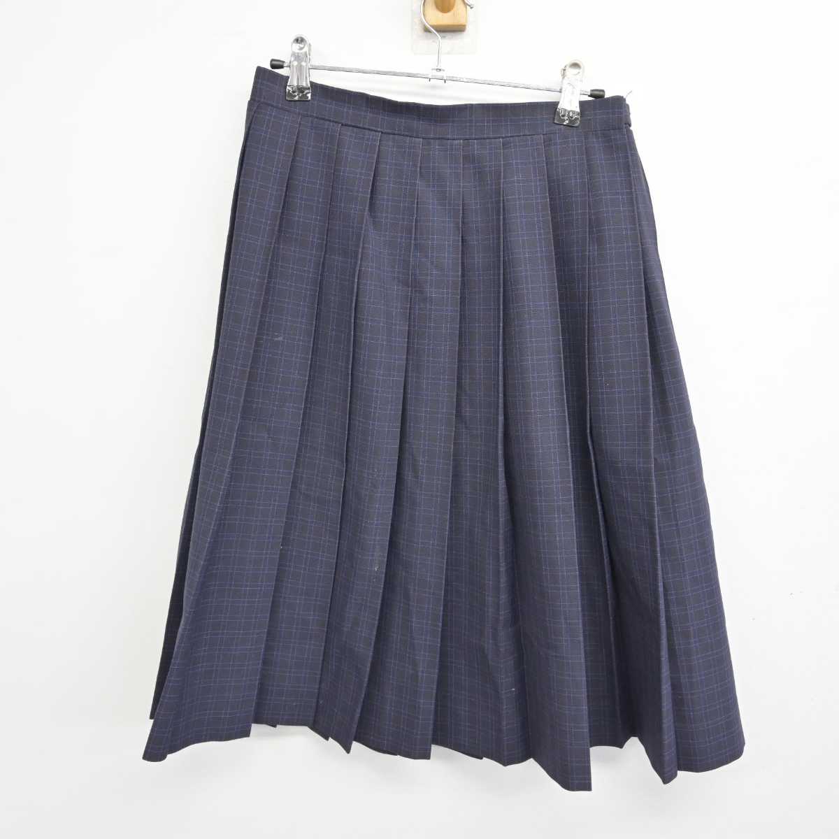 【中古】福岡県 福岡市内中学標準服 女子制服 2点 (スカート・ズボン) sf075127