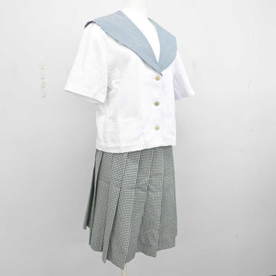 【中古】岡山県 就実高等学校 女子制服 2点 (セーラー服・スカート) sf075158