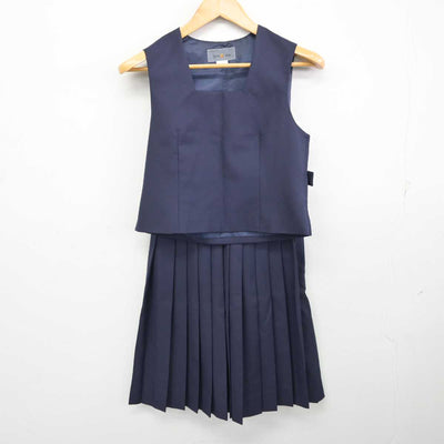 【中古】埼玉県 原山中学校 女子制服 3点 (ブレザー・ベスト・スカート) sf075168