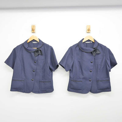 【中古】 事務服 女子制服 4点 (ブラウス) sf075174