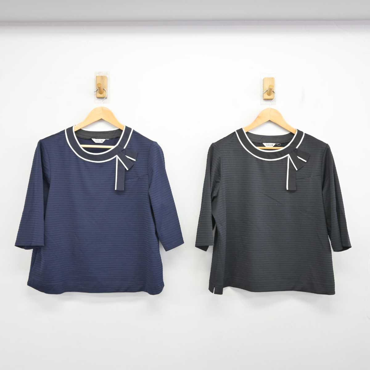 【中古】 事務服 女子制服 2点 (ブラウス) sf075176