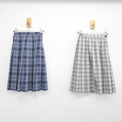 【中古】大阪府 槻の木高等学校 女子制服 3点 (スカート) sf075190