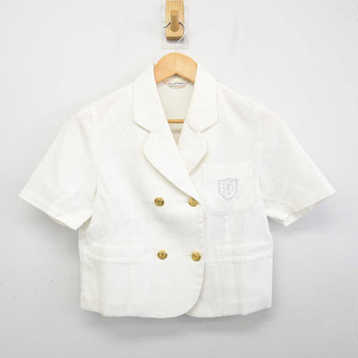 【中古】愛知県 椙山女学園高等学校 女子制服 2点 (シャツ・スカート) sf075195