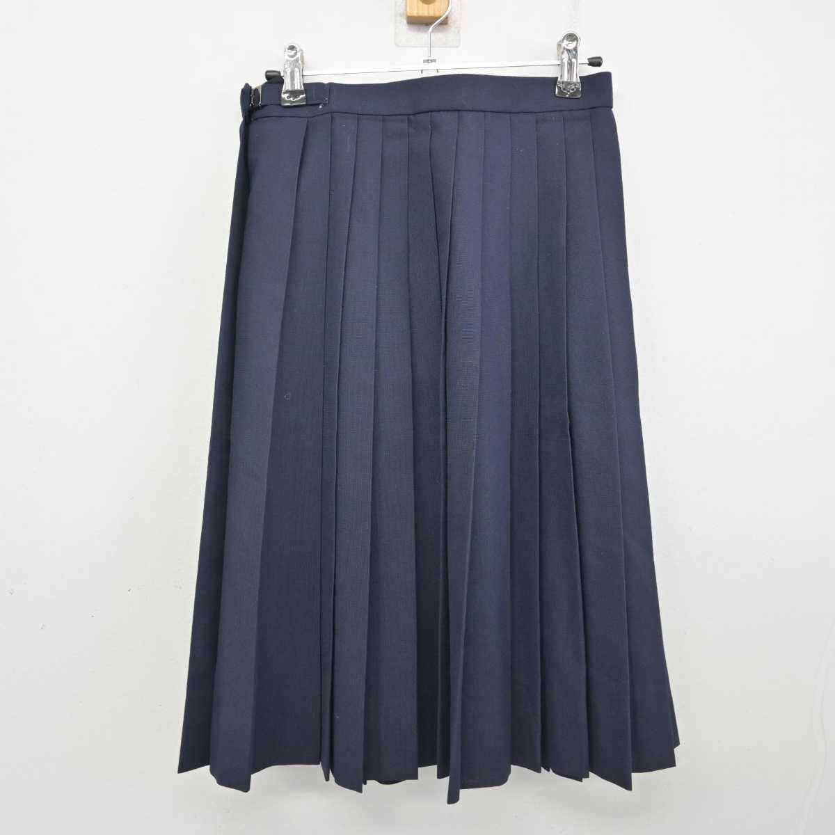 【中古】愛知県 椙山女学園高等学校 女子制服 2点 (シャツ・スカート) sf075197