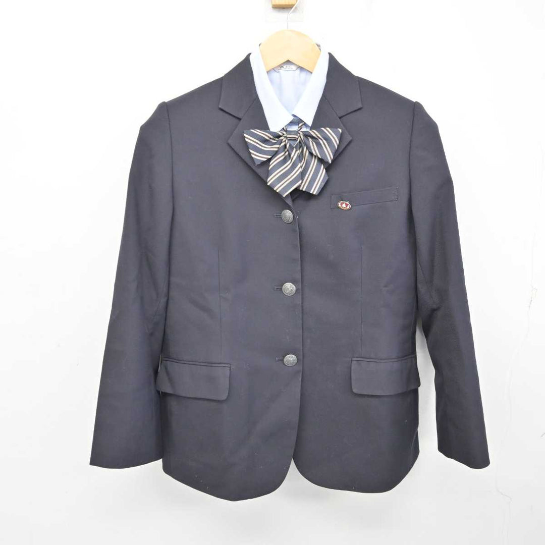 中古】福岡県 大牟田高等学校 女子制服 5点 (ブレザー・ニット・シャツ) sf075199 | 中古制服通販パレイド