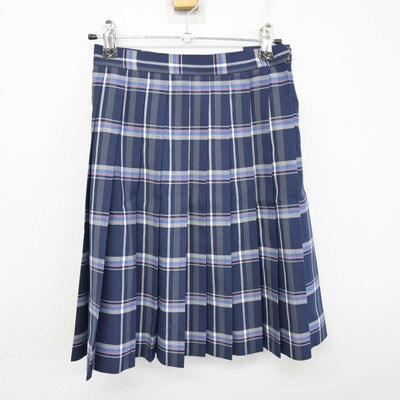 【中古】栃木県 國學院大學栃木中学校 女子制服 3点 (ニットベスト・シャツ・スカート) sf075202