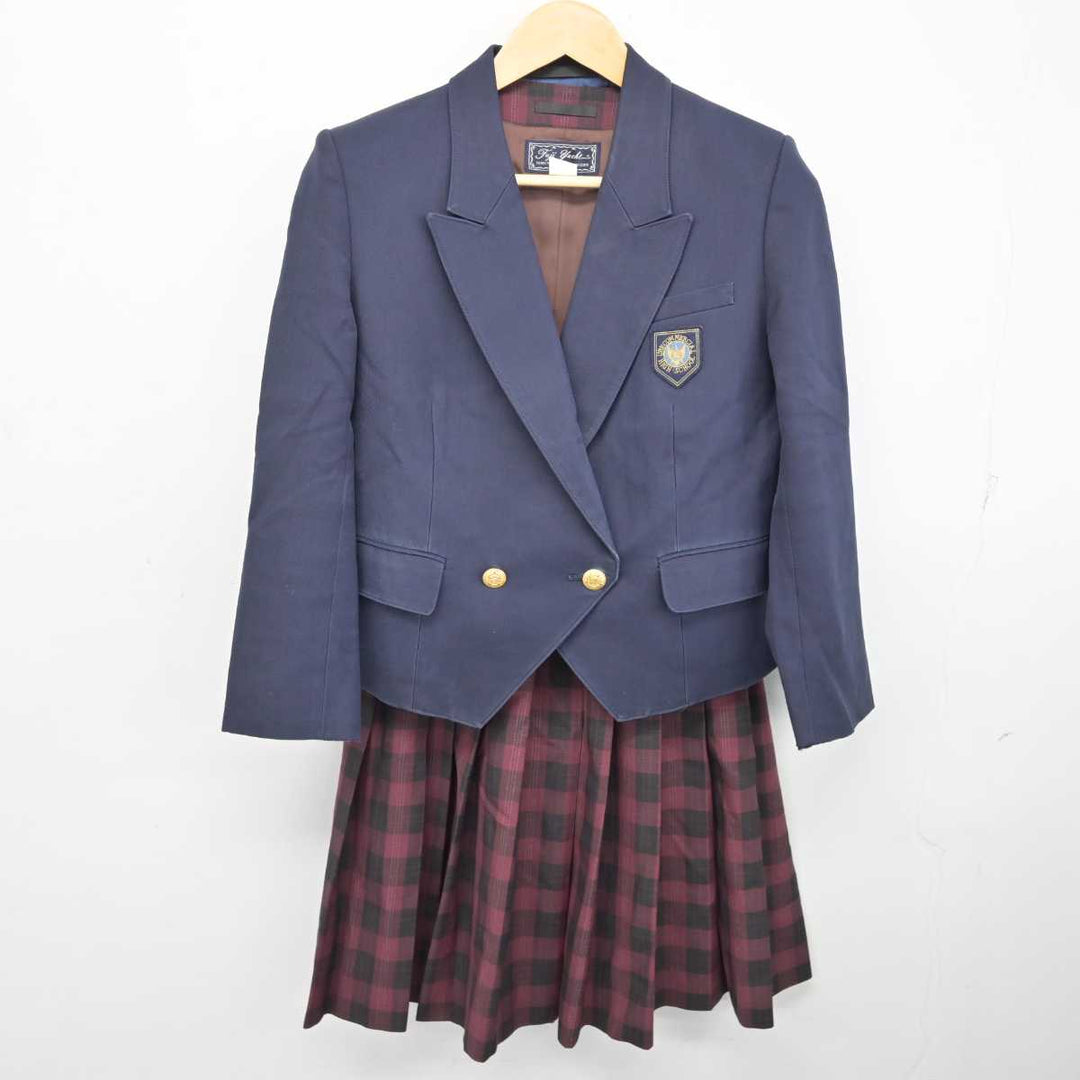 【中古】山口県 宇部商業高等学校 女子制服 3点 (ブレザー・ベスト・スカート) sf075211 | 中古制服通販パレイド