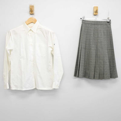 【中古】神奈川県 横浜創英高等学校 女子制服 2点 (シャツ・スカート) sf075270