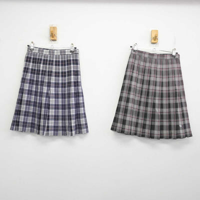 【中古】神奈川県 玉川学園高等部 女子制服 2点 (スカート) sf075277