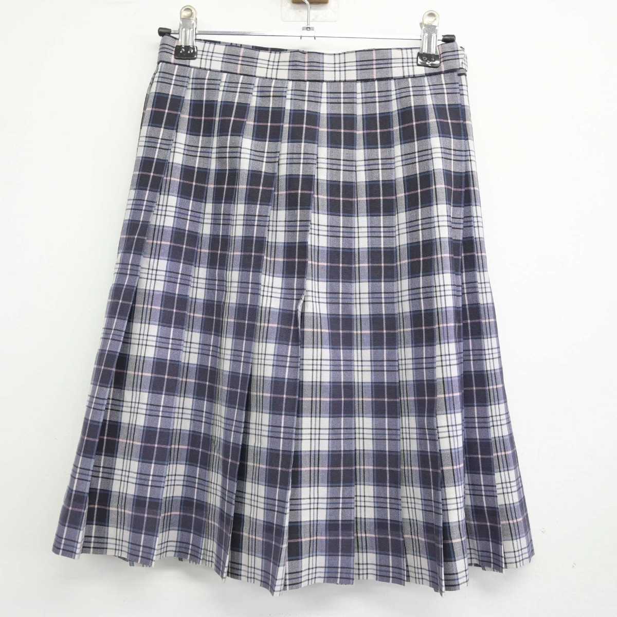 【中古】神奈川県 玉川学園高等部 女子制服 2点 (スカート) sf075277