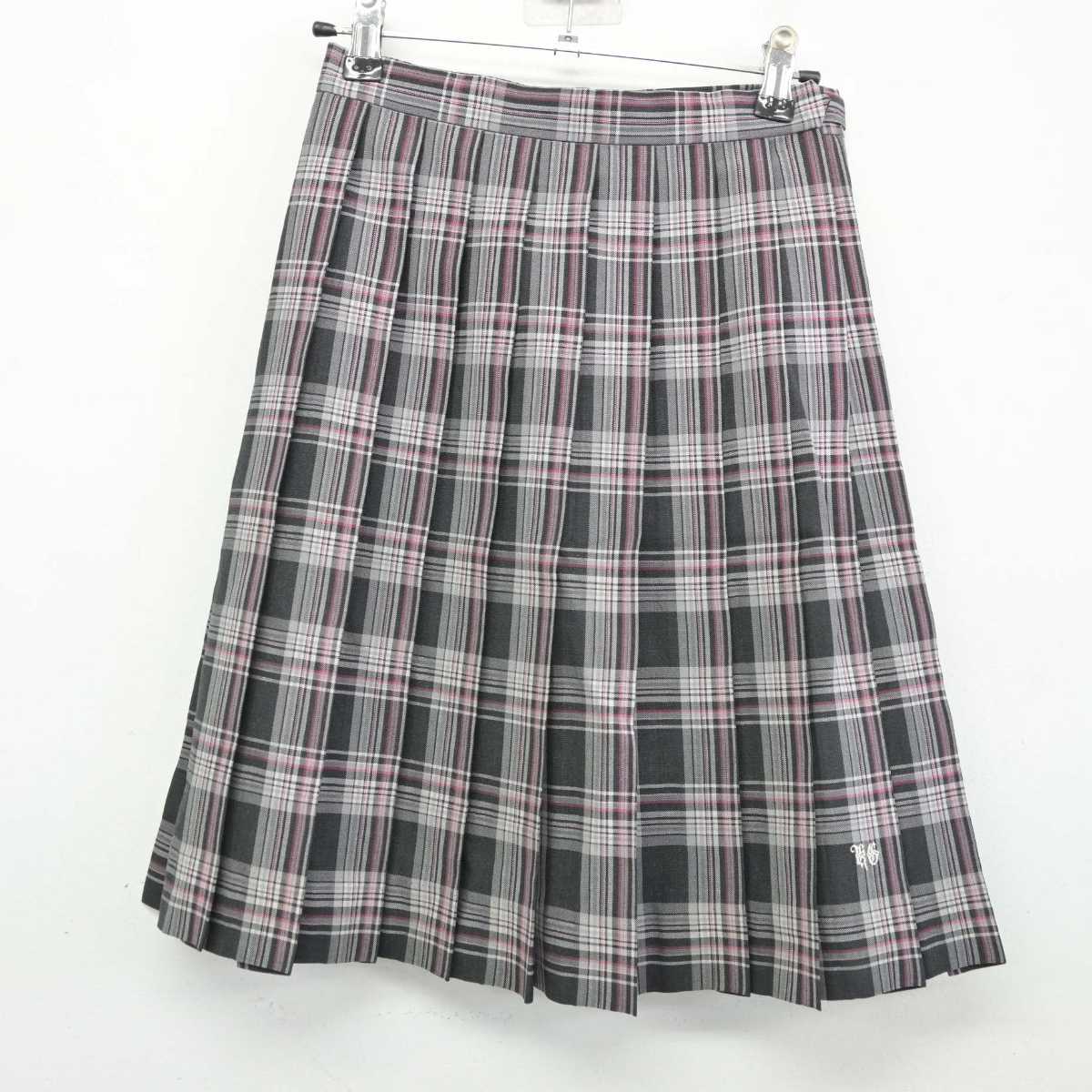 【中古】神奈川県 玉川学園高等部 女子制服 2点 (スカート) sf075277