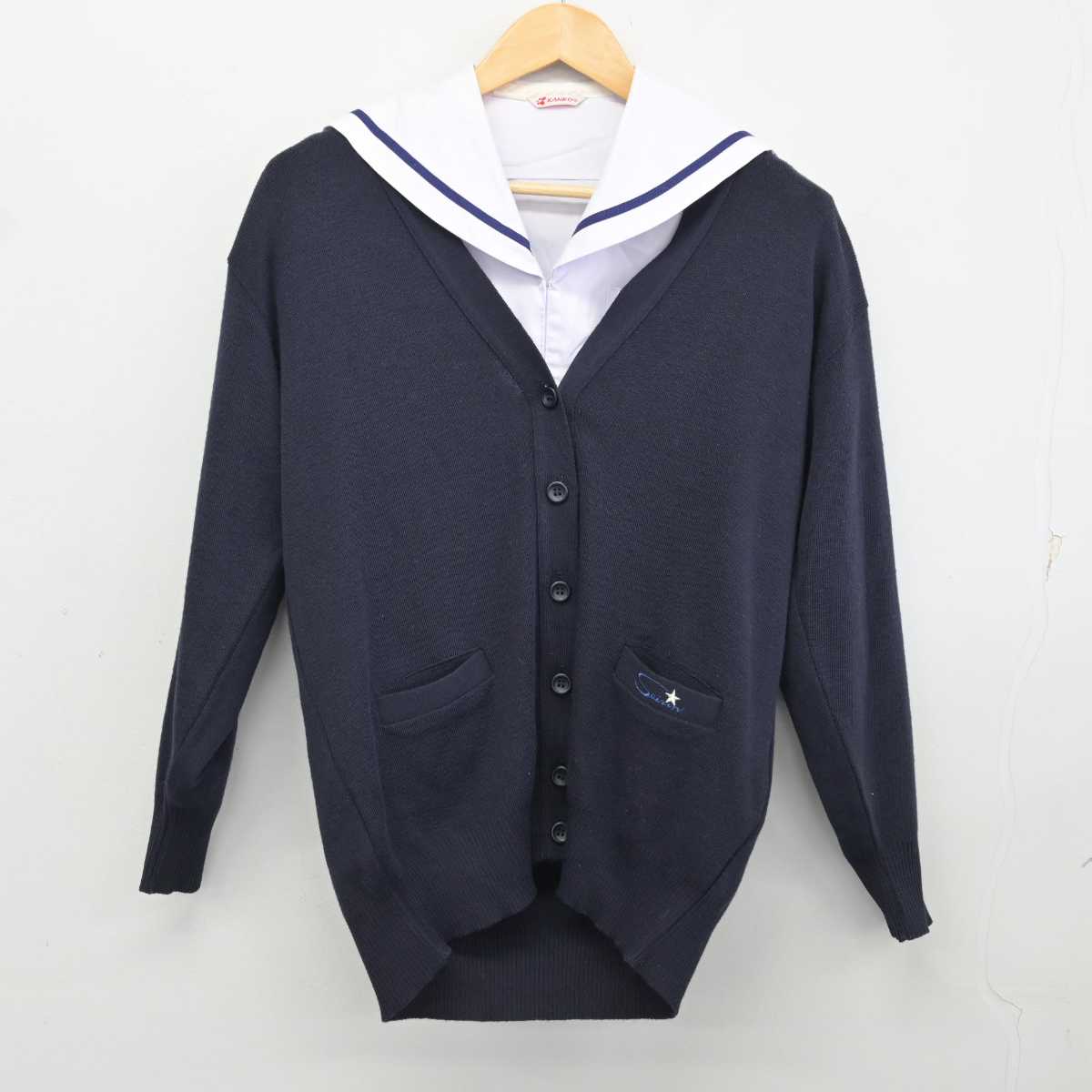 【中古】和歌山県 星林高等学校 女子制服 2点 (ニット・スカート) sf075287