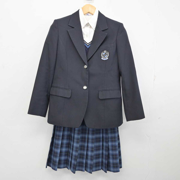 中古】京都府 京都産業大学附属高等学校 女子制服 4点 (ブレザー・ニット・シャツ・スカート) sf075299 | 中古制服通販パレイド