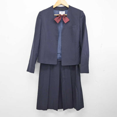 【中古】福岡県 城南高等学校 女子制服 4点 (ブレザー・ベスト・スカート) sf075311