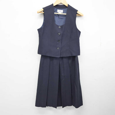 【中古】福岡県 城南高等学校 女子制服 4点 (ブレザー・ベスト・スカート) sf075311