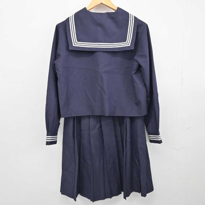 【中古】東京都 十文字中学・高等学校 女子制服 3点 (セーラー服・スカート) sf075319