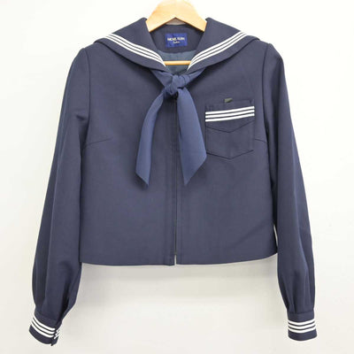 【中古】徳島県 応神中学校 女子制服 4点 (セーラー服・スカート) sf075322