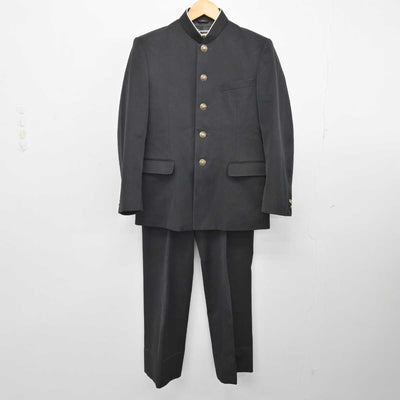 【中古】徳島県 応神中学校 男子制服 3点 (学ラン・ズボン・ズボン) sf075323