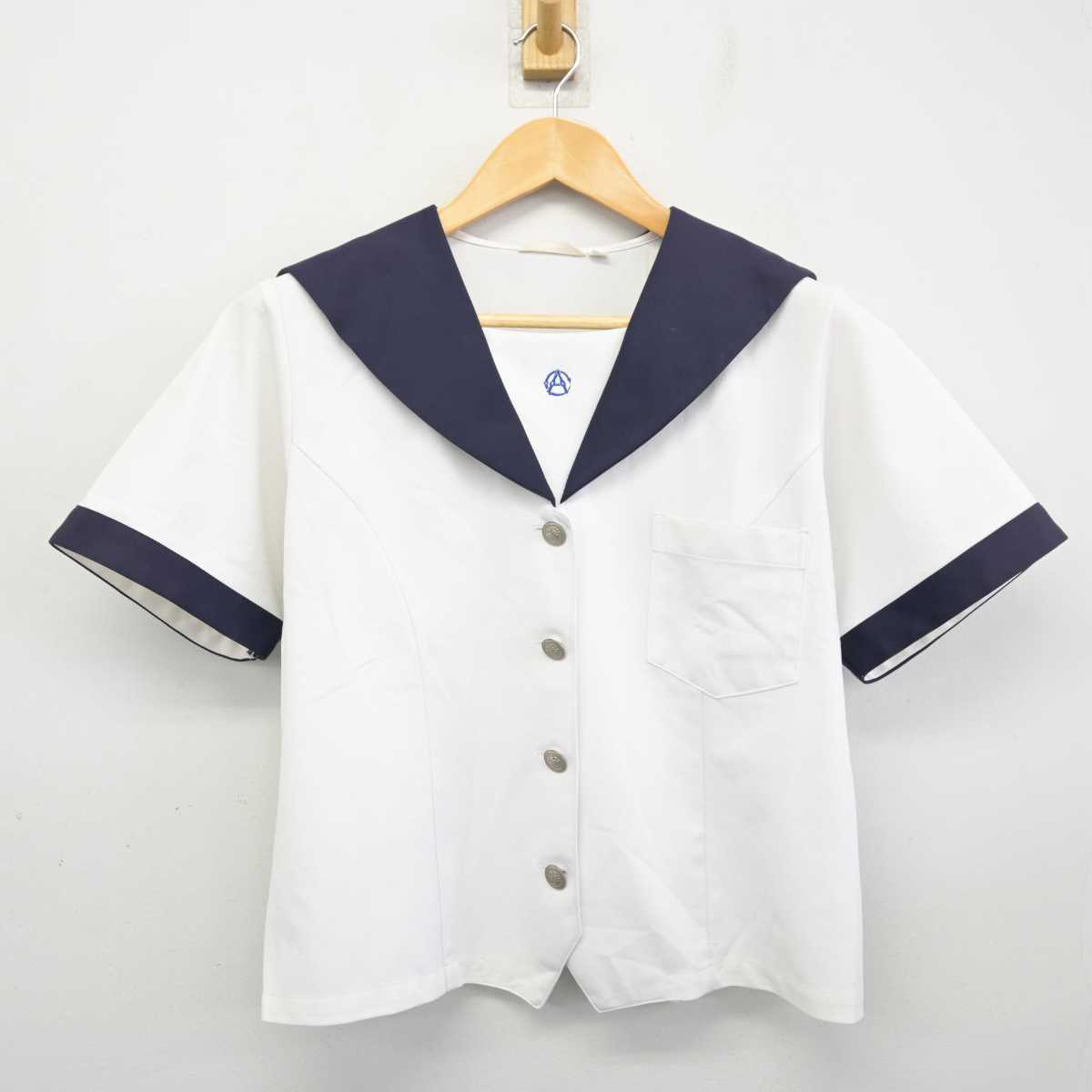 【中古】愛知県 名古屋商業高等学校 女子制服 3点 (シャツ・セーラー服) sf075326