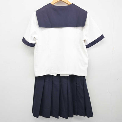 【中古】愛知県 名古屋商業高等学校 女子制服 2点 (セーラー服・スカート) sf075327