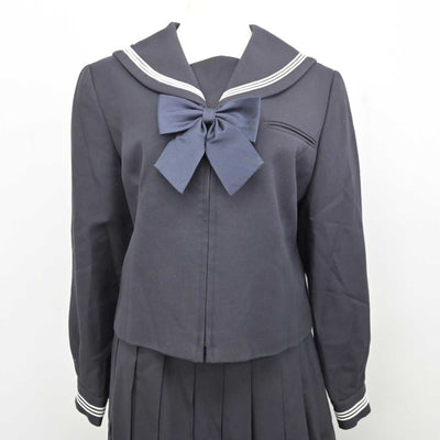 【中古】群馬県 樹徳高等学校 女子制服 4点 (ブレザー・セーラー服・スカート) sf075329