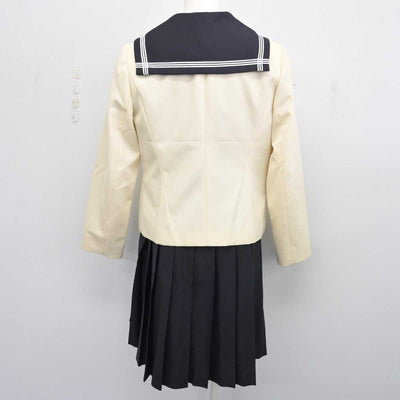 【中古】群馬県 樹徳高等学校 女子制服 4点 (ブレザー・セーラー服・スカート) sf075330