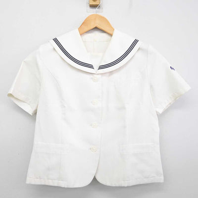 【中古】群馬県 樹徳高等学校 女子制服 2点 (ニット・セーラー服) sf075333