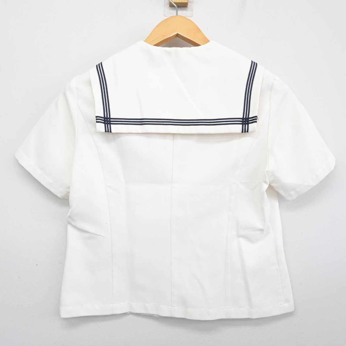 【中古】群馬県 樹徳高等学校 女子制服 2点 (ニット・セーラー服) sf075333