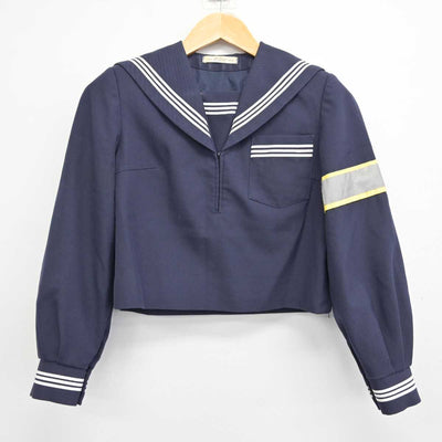 【中古】静岡県 相良中学校 女子制服 2点 (セーラー服・スカート) sf075357