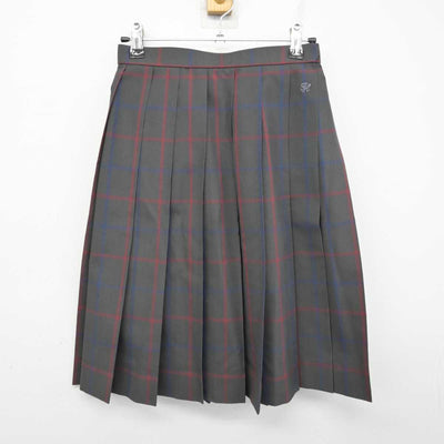 【中古】愛知県 豊田東高等学校 女子制服 2点 (ニットベスト・スカート) sf075406