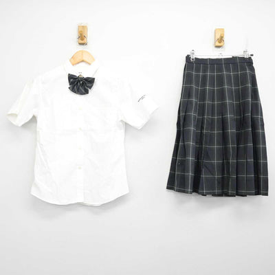 【中古】大阪府 清明学院高等学校 女子制服 3点 (シャツ・スカート) sf075445