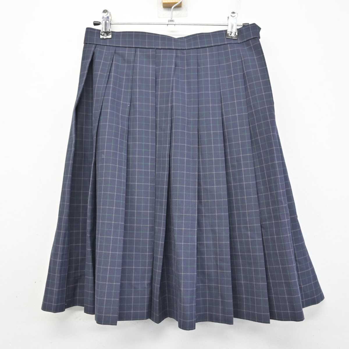 【中古】埼玉県 川越総合高等学校 女子制服 2点 (ベスト・スカート) sf075447