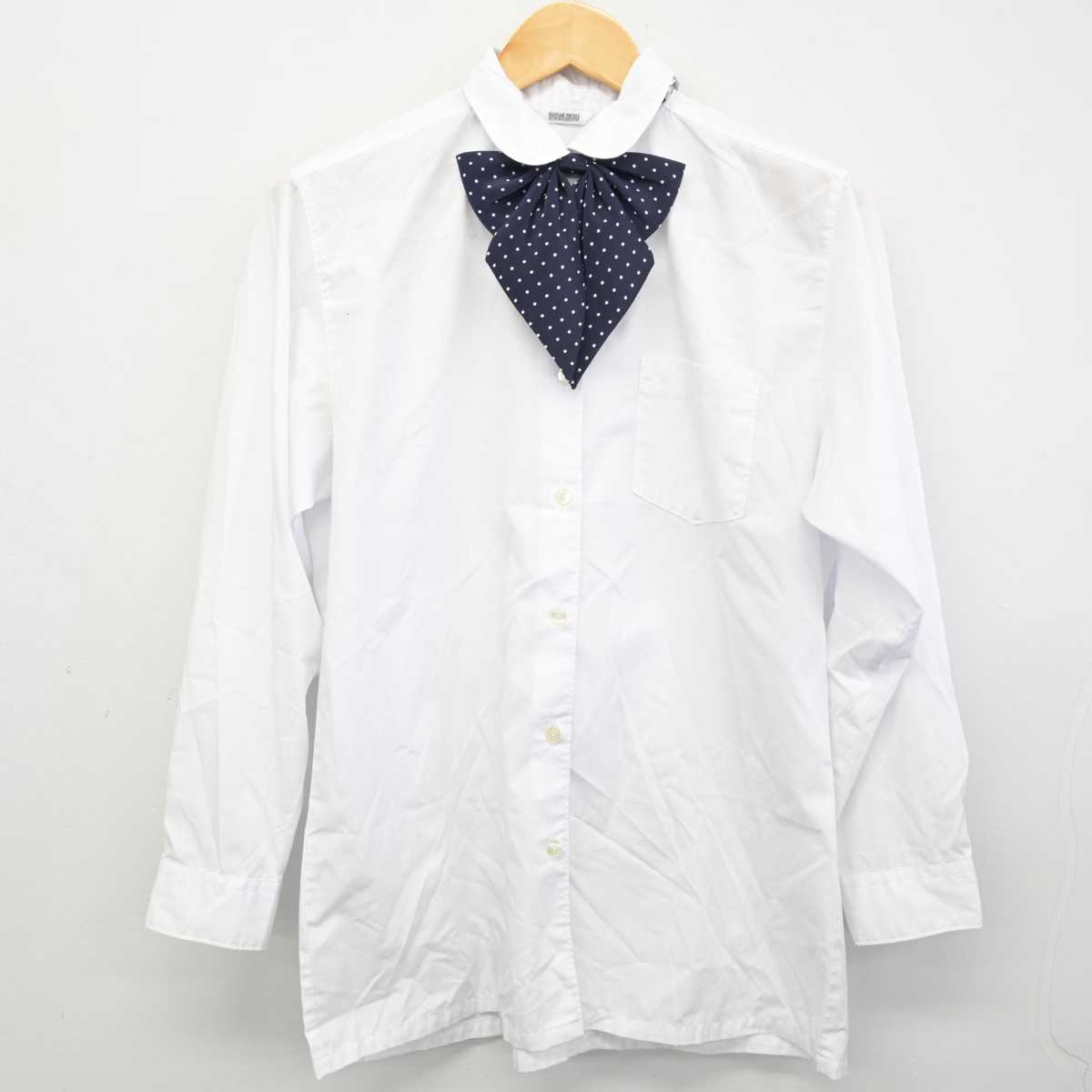 【中古】福岡県 福岡第一高等学校 女子制服 5点 (ニット・シャツ) sf075455