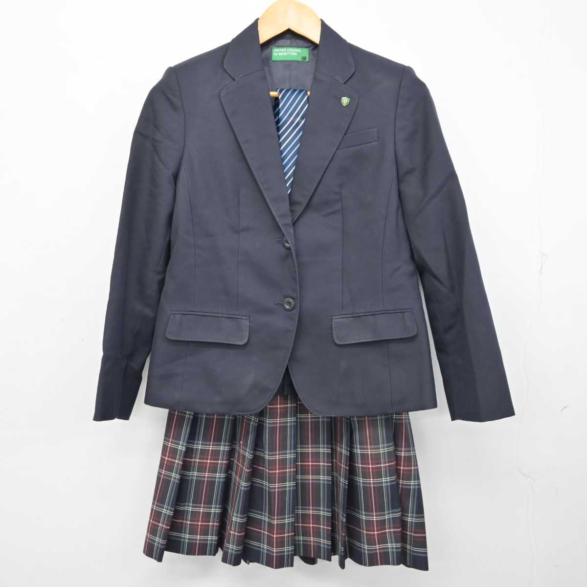 【中古】大阪府 大阪学園 大阪高等学校 女子制服 4点 (ブレザー・スカート) sf075466