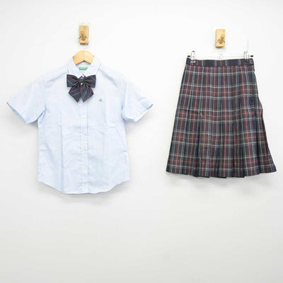 【中古】大阪府 大阪学園 大阪高等学校 女子制服 4点 (シャツ・スカート) sf075468