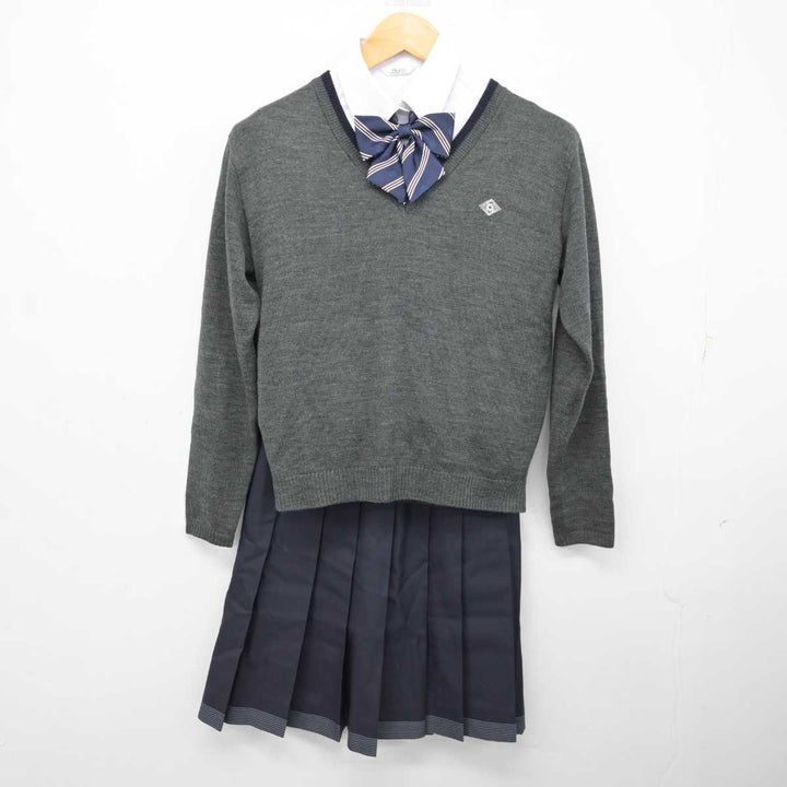 【中古】北海道 北海道札幌国際情報高等学校 女子制服 6点 (ブレザー・ニット・シャツ・スカート) sf075507 | 中古制服通販パレイド