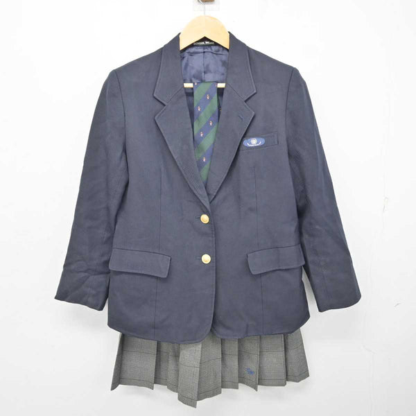 【中古】東京都 調布南高等学校 女子制服 4点 (ブレザー・スカート) sf075514