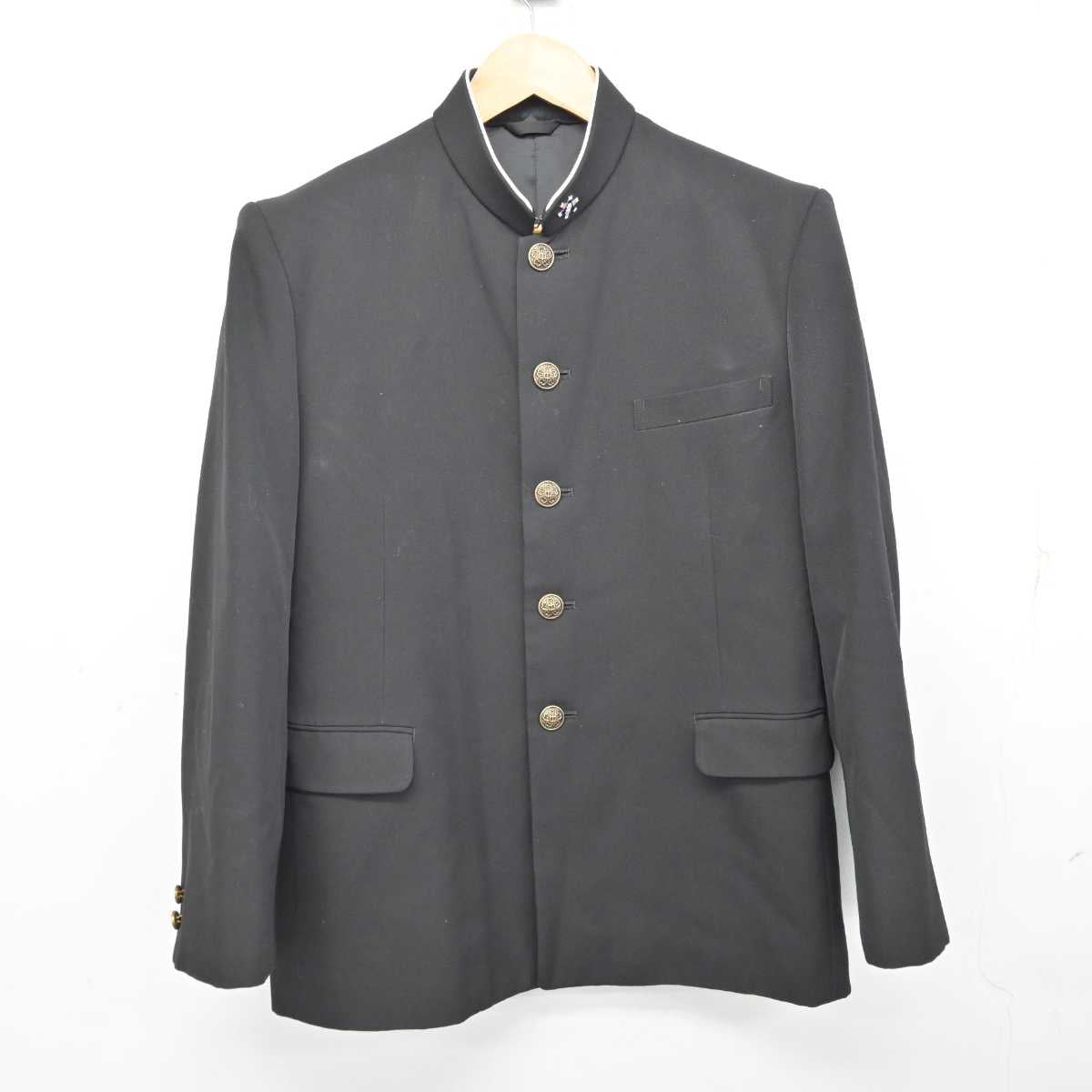 【中古】静岡県 長泉町立長泉中学校 男子制服 3点 (学ラン・ズボン) sf075519