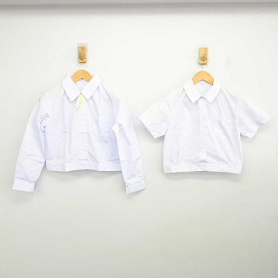 【中古】大阪府 五箇荘中学校 女子制服 2点 (シャツ) sf075526