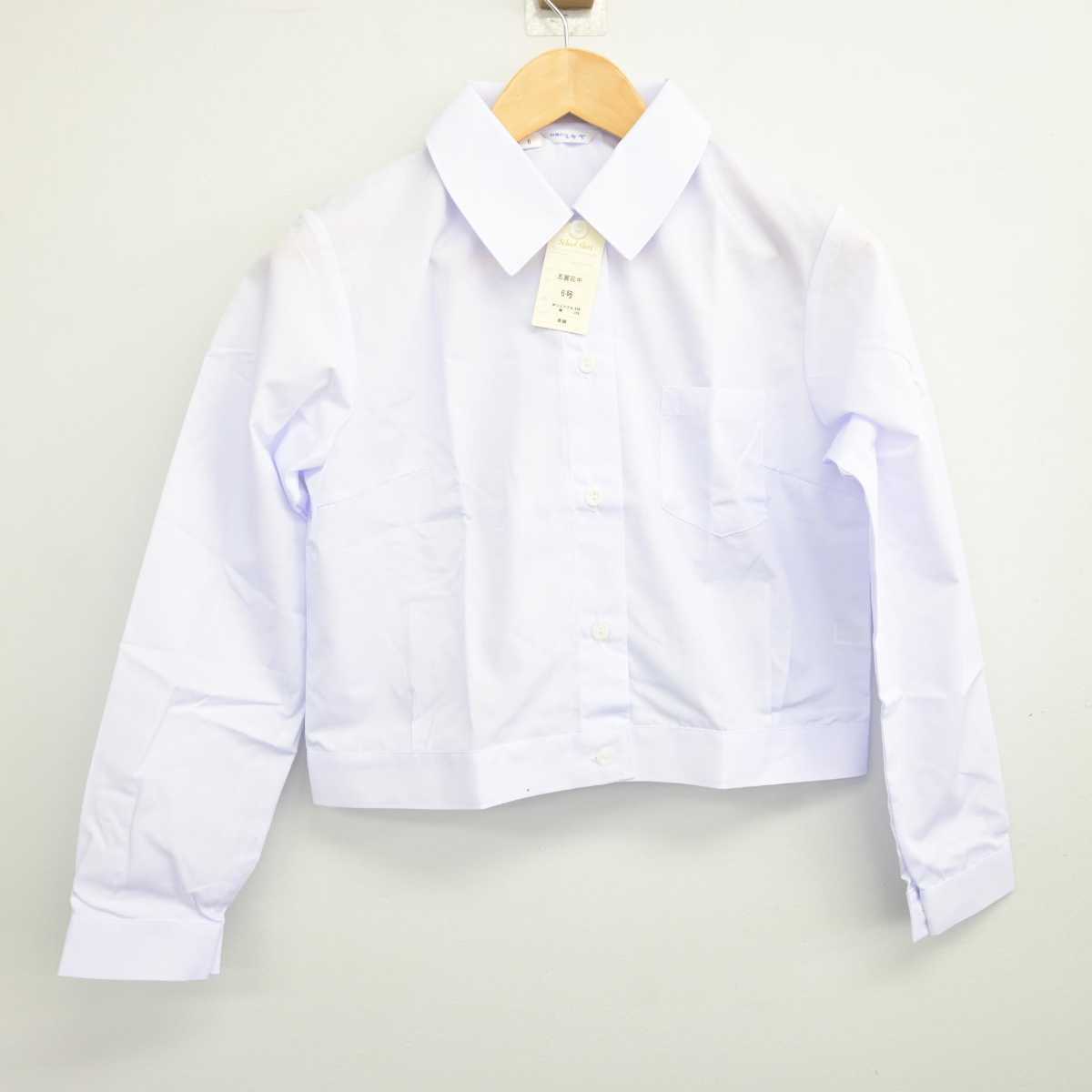 【中古】大阪府 五箇荘中学校 女子制服 2点 (シャツ) sf075526