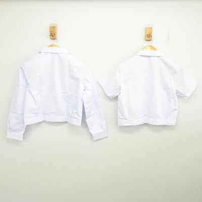 【中古】大阪府 五箇荘中学校 女子制服 2点 (シャツ) sf075526