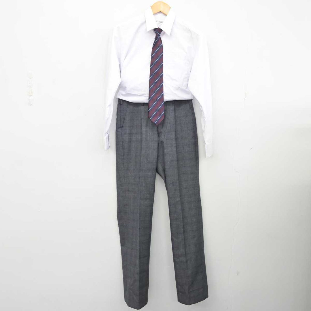 【中古】千葉県 萱田中学校 男子制服 4点 (ブレザー・シャツ・ズボン) sf075529 | 中古制服通販パレイド