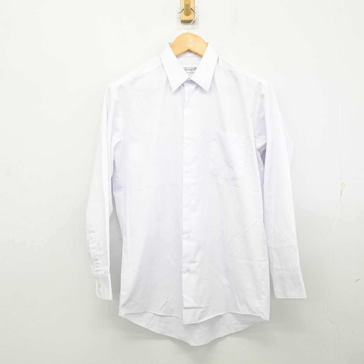 【中古】千葉県 萱田中学校 男子制服 2点 (シャツ・ズボン) sf075530