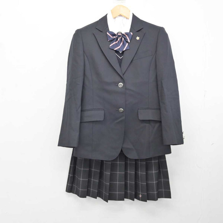 【中古】神奈川県 日本大学藤沢高等学校 女子制服 6点 (ブレザー・ニット・シャツ・スカート) sf075538 | 中古制服通販パレイド